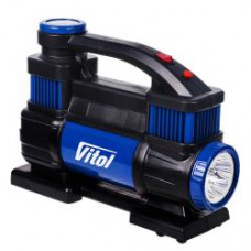 Компресор 'ViTOL' K-70 150psi/25Amp /90л/2 циліндра /шланг 1,0+5,0м/клеми