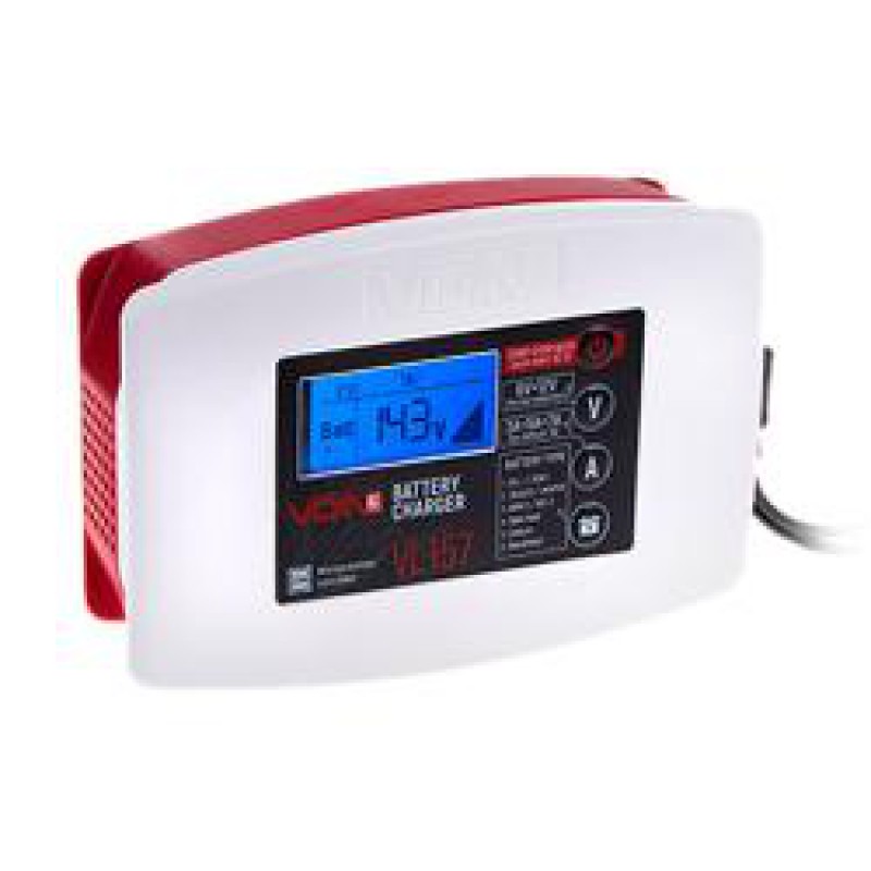 Зарядний пристрій VOIN VL-157 6-12V/3-5-7A/3-120AHR/LCD/Iмпульсний Зарядний пристрій VOIN VL-157 6-12V/3-5-7A/3-120AHR/LCD/Iмпульсний