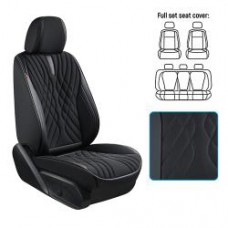 Набор чехлов V-8863 Bk пол-к-т экокожа черные