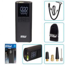 Компресор 'ViTOL' K-35 3in1/7.4V/29.6wh/8000mAh/Повербанк/Ліхтар