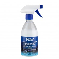 Поліроль для пластику та вінілу VITOL матова 400 мл Без запаху