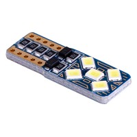 Лампа PULSO/габаритная/LED T10/10SMD-3030/12v/5w/90lm White (LP-160590)