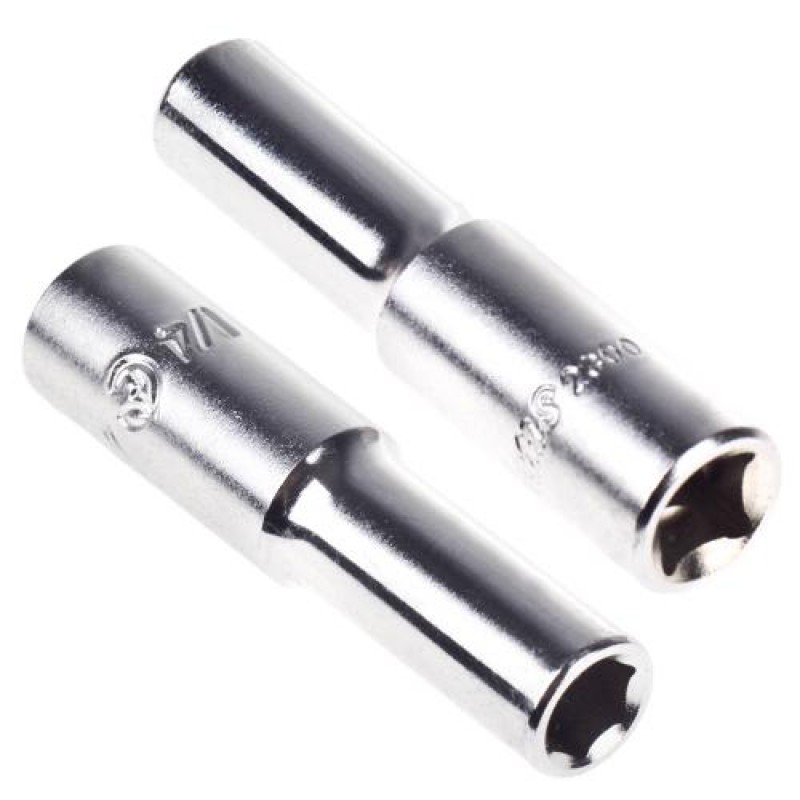 Торцева головка глибока 1/4" 6-г 10 мм (2300M10) HANS