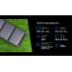 Портативна сонячна панель, складна S60W, 60Вт/18В/3,3А