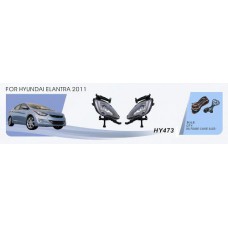 Фари дод. модель Hyundai Elantra/2011-14/HY-473W/881-12V27W/ел.проводка