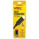Кабель VOIN USB - Lightning 3А, 1m, black (швидка зарядка/передача даних)