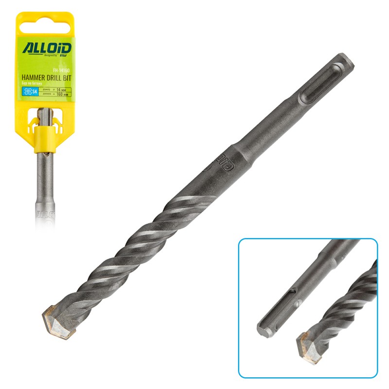 Alloid. Бур по бетону SDS-plus S4 14x160мм