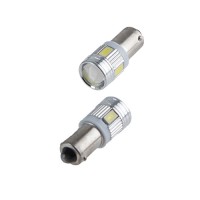 Лампа диодная BA9S-6SMD-5630 линза 60573 (BA9S-6-5630 TJ)