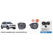 Фари дод. модель Renault Duster 2010-15/Sandero 2007-10/RN-0143/H11-12V55W/eл.проводка