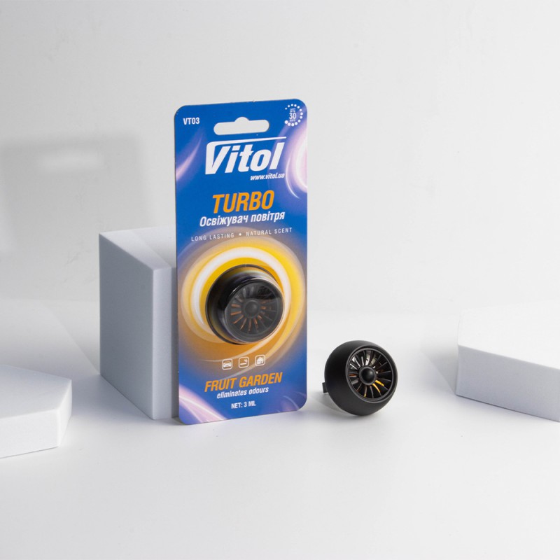 Освіжувач повітря Vitol Turbo Fruit Garden