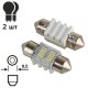 Лампа PULSO/софітні/LED SV8.5/T11x31mm/2 SMD-5730/9-18v/80Lm