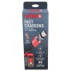 Кабель магнітний VOIN USB - Micro USB 3А, 2m, red (швидка зарядка / передача даних)