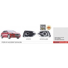 Фари дод. модель Hyundai Accent/2018-/HY-372W/HB4(9006)-12V51W/ел.проводка