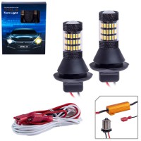 Лампи DRL з функцією 'поворот' 2в1/S25/60 SMD-4014/5000K-3000K/12-24V