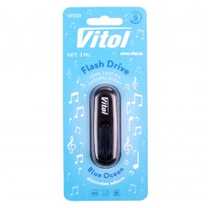 Освіжувач повітря Vitol Flash Drive Blue Ocean