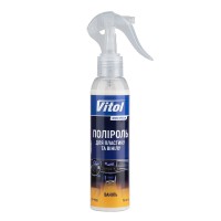 Поліроль для пластику та вінілу VITOL матова 150 мл Ваніль