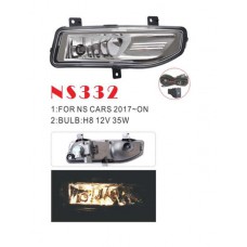 Фари дод. модель Nissan Cars 2017-/NS-332/H8-12V35W/eл.проводка