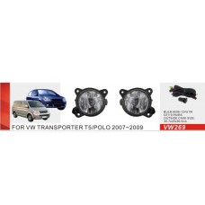 Фари дод. модель VW Polo 4 2005-09/Transporter T5/VW-269/9006-12V55W/ел.проводка
