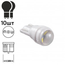 Лампа PULSO/габаритна/LED T10/1SMD/3D/CERAMIC/12v/0.5w/65lm White