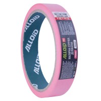 Alloid Pro. Стрічка малярська делікатна, рисова, рожева 18мм х 20м, 100мкм