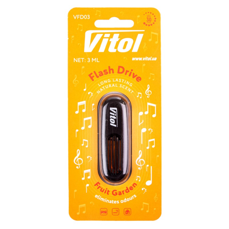 Освіжувач повітря Vitol Flash Drive Fruit Garden