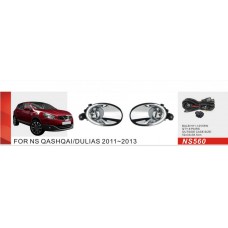 Фари дод. модель Nissan Qashqai 2010-13/NS-560/H11-12V55W/ел.проводка