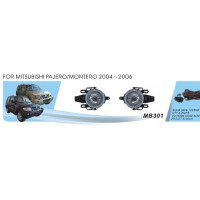 Фары доп.модель Mitsubishi Pajero 2005-2007/MB-301/HB4(9006)-12V51W/эл.проводка (MB-301)