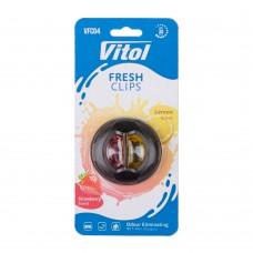Освіжувач повітря Vitol Fresh Clips Strawberry+Lemon