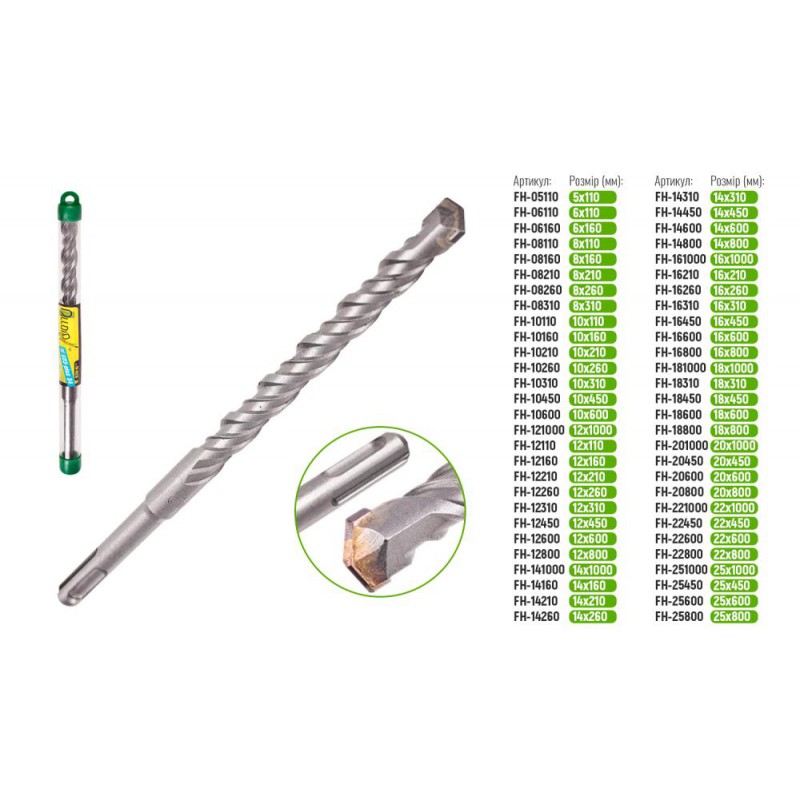 Alloid. Бур по бетону SDS-plus S4 6x160мм
