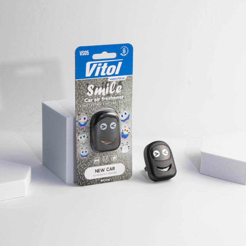 Освіжувач повітря Vitol Smile New car 4мл