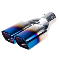 Насадка на глушитель НГ-0352-BL , внутр.d 64мм/дл. 280мм/2*внеш. 107*70мм