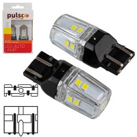 Лампа PULSO/габаритная/LED 7443/W3x16q/12SMD-2835/2контакта/9-36v/550/100lm/WHITE