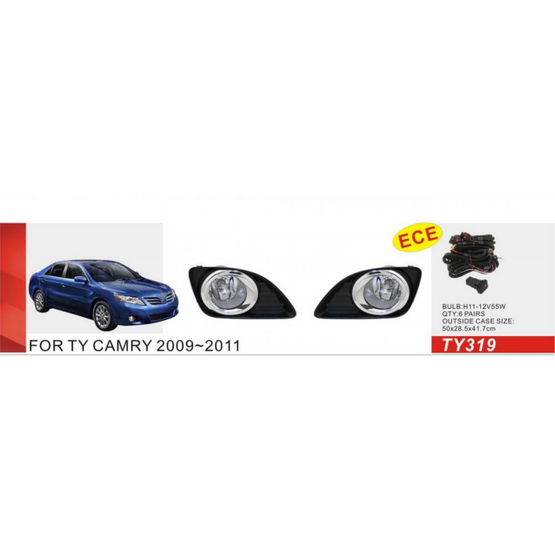 Фари дод. модель Toyota Camry 40 2009-11/TY-319/H11-12V55W/ел. проводка