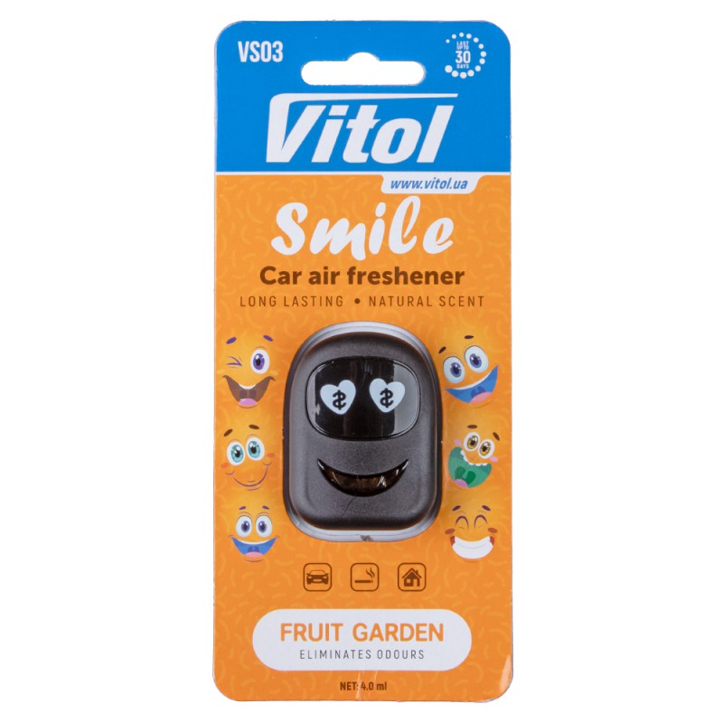 Освіжувач повітря Vitol Smile Fruit Garden 4мл