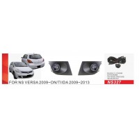 Фары доп.модель Nissan Tiida/Versa 2009-14/NS-327/H11-12V55W/эл.проводка (NS-327)