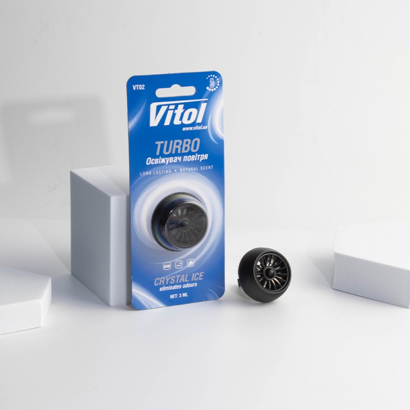 Освіжувач повітря Vitol Turbo Crystal Ice