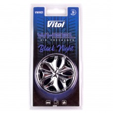 Освіжувач повітря Vitol Wheel Black Night