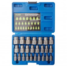 Alloid. Набор экстракторов для извлечения сломанных болтов, 25 предметов