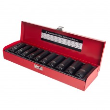 Набір ударних торцевих головок глибоких 1/2'  10 пр. Alloid. NUGV-1024