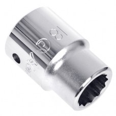 Торцева головка 3/4'DR 12-г  60 мм (6402M60) HANS