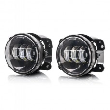 LED фара Leader протитуманна J 4" W/Y дворежимна біле і жовте світло (к-т 2шт)