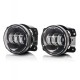 LED фара Leader протитуманна J 4" W/Y дворежимна біле і жовте світло (к-т 2шт)