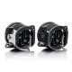 LED фара Leader протитуманна J 4" W/Y дворежимна біле і жовте світло (к-т 2шт)