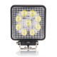 Фара светодиодная Leader 6B 10-60V, 27W (9x3W), 2800Lm, EPISTAR WHITE, SPOT 1 шт