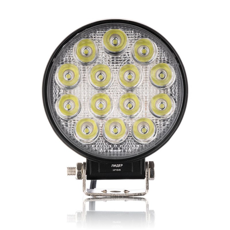 LED фара Leader 42W (14x3W) IP68, SPOT, 10-60V