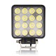 Фара светодиодная Leader 10-60V, 48W (16x3W), 3520Lm, EPISTAR WHITE, FLOOD 1 шт