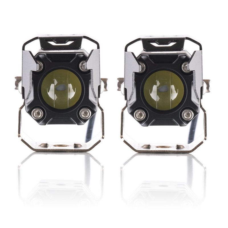 LED линзы Leader Bi-Led S18 40W W/W SPOT + FLOOD 10-60V 2 шт