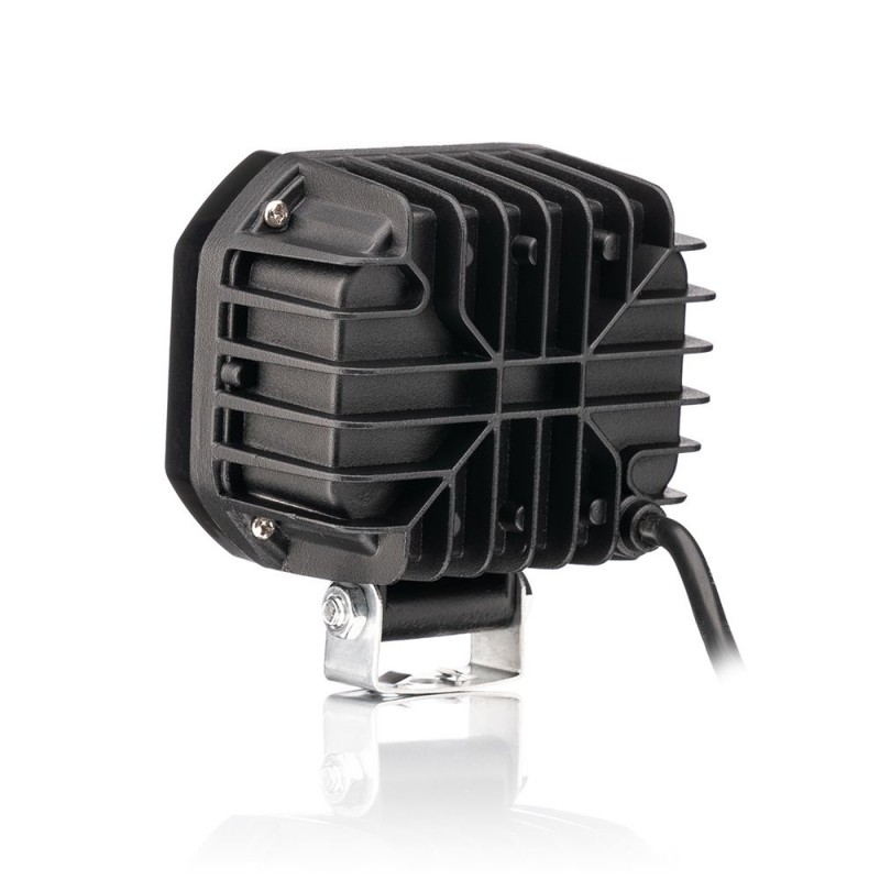 Фара рабочего света Leader + DRL V76 FLOOD 6Led x 5W (90 x 105 x 55) 10-30V/30W/6000K