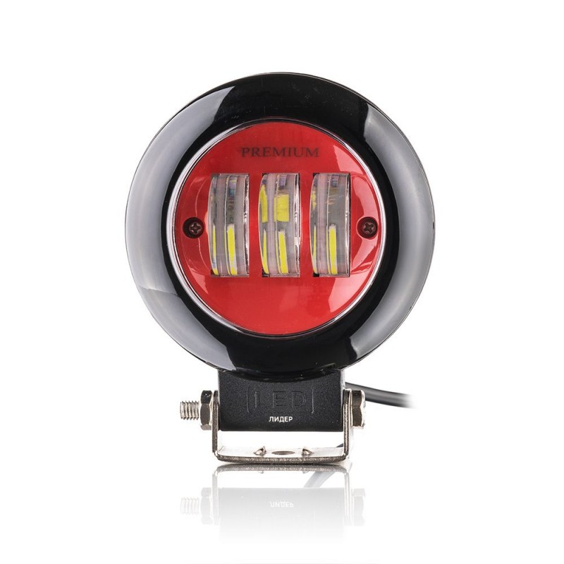 Фара светодиодная круглая Leader 45W PREMIUM 89BR ближний свет + габариты 10-60V 1 шт