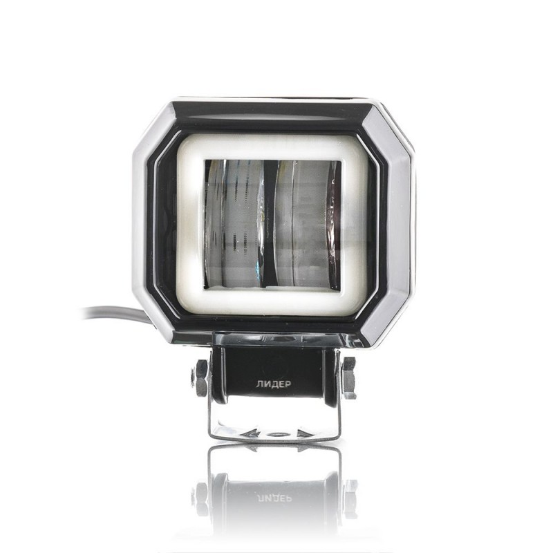 Фара рабочего света Leader F20 + DRL FLOOD 2Led x 10W (75 x 85 x 50) 12-24V/20W/6000K
